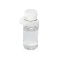 Спортивная бутылка Ryder из переработанного ПЭТ-пластика объемом 900 мл с многофункциональной крышкой, сертифицированная RCS - Белый