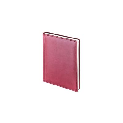 Ежедневник недатированный А6+ Velvet, бордовый-0