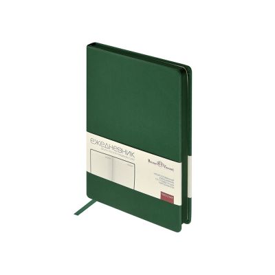 Ежедневник А5 Megapolis Color New soft-touch, зеленый-0
