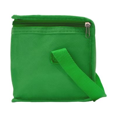 Сумка-холодильник Reviver из нетканого переработанного материала RPET, зеленый-6