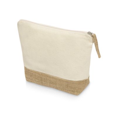 Косметичка Jute из хлопка и джута, натуральный-0