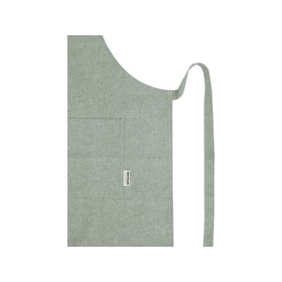 Pheebs 200 g/m2 recycled cotton apron, зеленый яркий-2