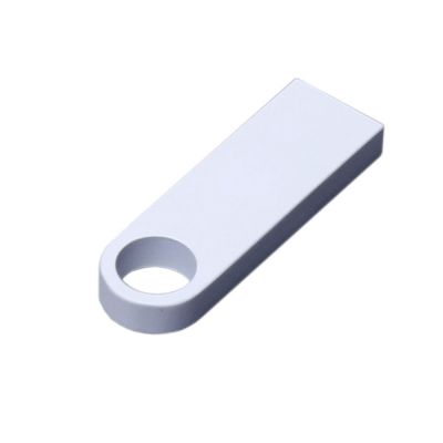 USB 3.0-флешка на 128 Гб с мини чипом и круглым отверстием, белый-0