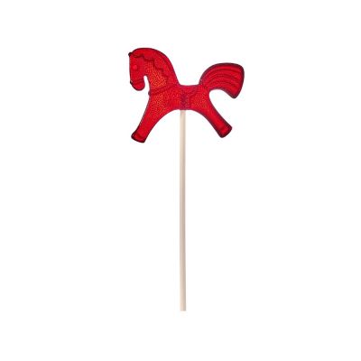 Леденец Лошадка, красный со вкусом вишни, 21 гр.-0