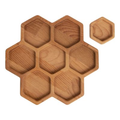 Менажница соты с одной соусницей Соты-4