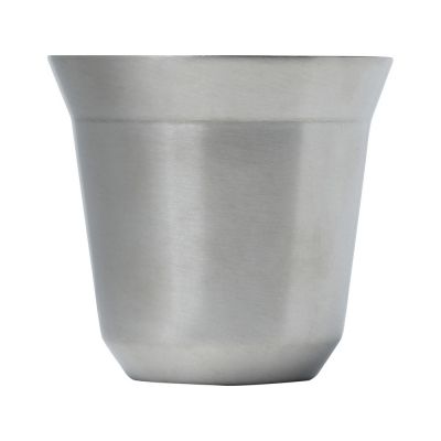 Duo набор чашек для эспрессо из нержавеющей стали, сертифицированный согласно RCS, 80 мл - Серебряный-1