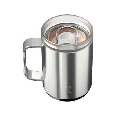 Ocean Bottle дорожная кружка-термос объемом 350 мл - стальной-1