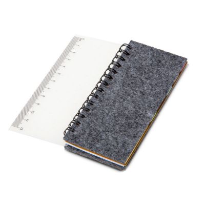 Мини-блокнот со стикерами А7 Felt-4