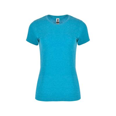 Футболка Fox женская, бирюзовый меланж-0