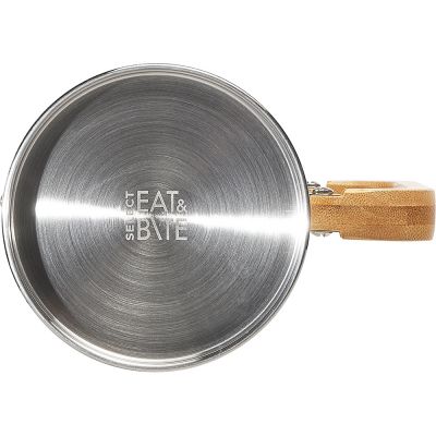 Френч-пресс в стальном корпусе и ручкой из бамбука Coffee break, 1000 мл-5