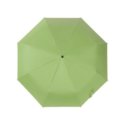 Зонт-автомат Dual с двухцветным куполом, зеленое яблоко/черный-3