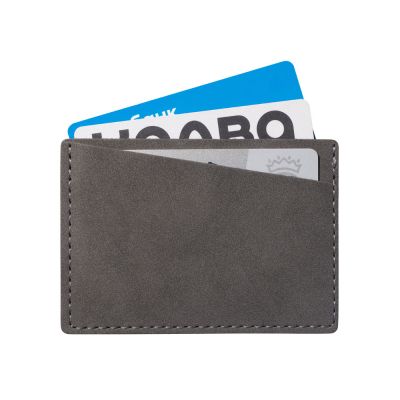 Футляр на 3 пластиковые карты Alicante, темно-серый-0