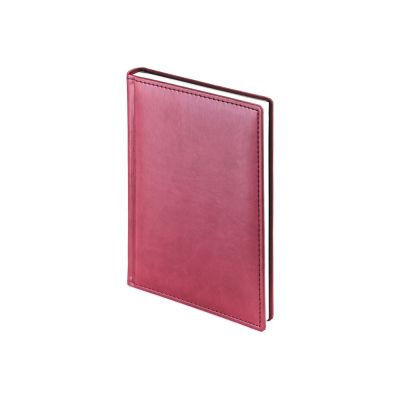 Ежедневник недатированный А4 Velvet, бордовый-0
