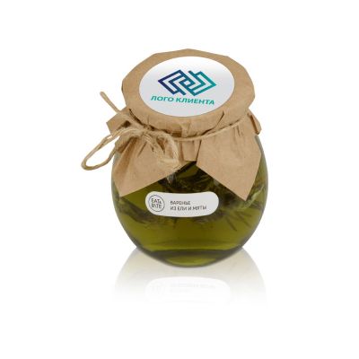 Сувенирный набор Варенье из ели и мяты в подарочной обертке 325 г-6