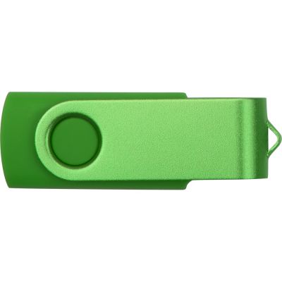 Флеш-карта USB 2.0 8 Gb Квебек Solid, зеленый-2
