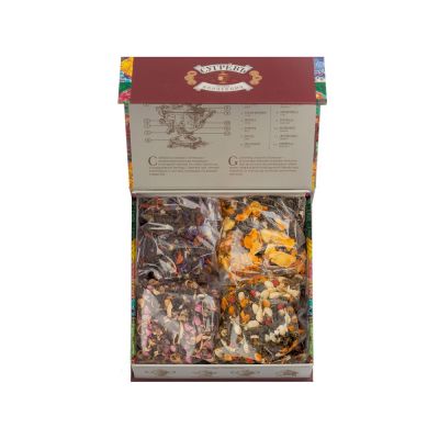 Подарочный набор c купажами чая Цветущий сад в подарочной упаковке-1