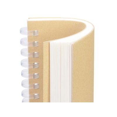 Блокнот на мягкой спирали А6 Sahara, 60 листов 70 гр/м2, натуральный-3