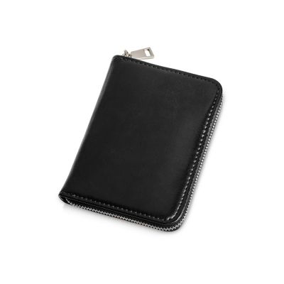 Картхолдер на молнии для 8 пластиковых карт с RFID защитой Fabrizio, черный-0