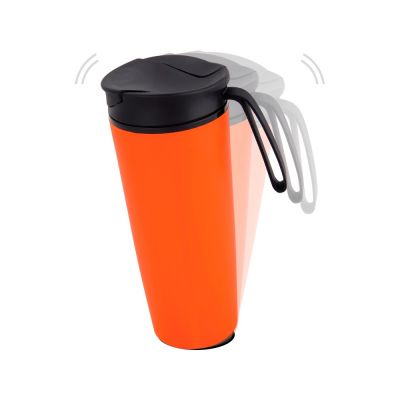 Термокружка Годс 470мл на присоске, оранжевый-0