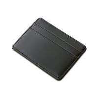 Картхолдер для двух карт и наличных денег с зажимом Crave, черный