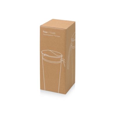 Термокружка Годс 470мл на присоске, оранжевый-7