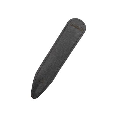 Шариковая ручка из переработанной стали и переработанной кожи Venera, серая-5