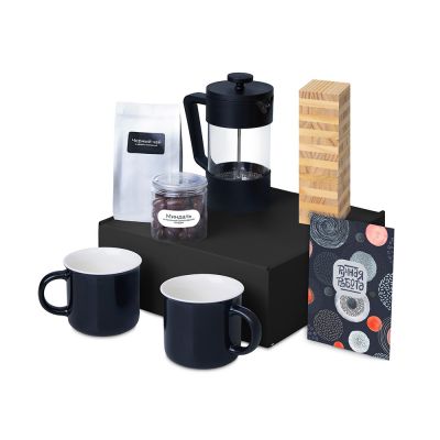 Подарочный набор Re:y. Together  с френчпрессом, кружками и дженгой-1