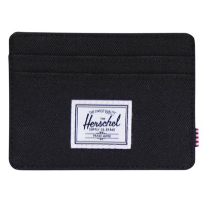 Herschel Charlie держатель для карт с RFID-защитой из переработанного материала - сплошной черный-1
