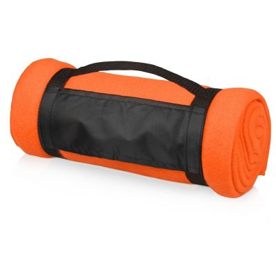 Подарочный набор Cozy с пледом и термокружкой, оранжевый-3