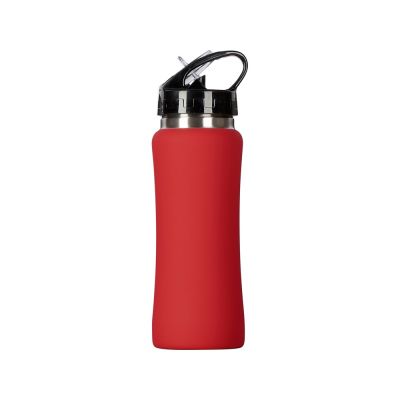 Бутылка для воды Bottle C1, сталь, soft touch, 600 мл, красный-4