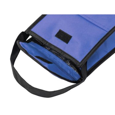 Сумка-холодильник Reviver на липучке из нетканого переработанного материала, синий-6