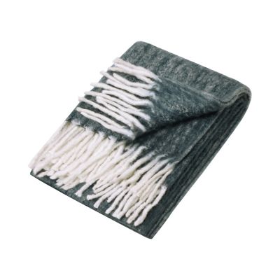 Плед Warmy с шерстью, темно-синий-2