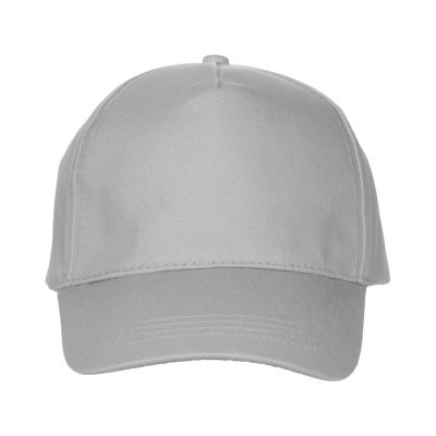 Бейсболка Мемфис 230 5-панельная, серая-3