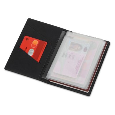 Классическая обложка для автодокументов Favor, черная-1