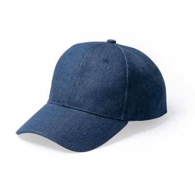 Бейсболка 6 панельная ISBUD из переработанной джинсовой ткани-0