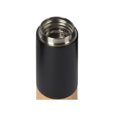 Вакуумный термос с ручкой Hedge, 550 мл, черный-4