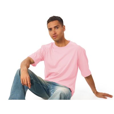 Футболка оверсайз Liyon унисекс, розовый-3