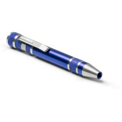 Алюминиевый мультитул BRICO в форме ручки, королевский синий-6