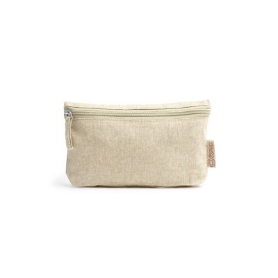 Универсальная косметичка REMO из переработанного хлопка, бежевый-0