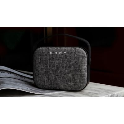 Портативная колонка Rombica Mysound Mia с логотипом, серый-10