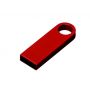 USB 3.0-флешка на 64 Гб с мини чипом и круглым отверстием, красный