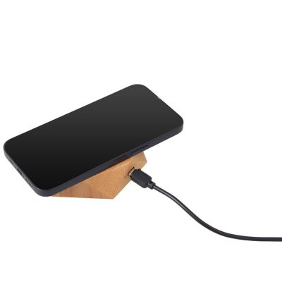 Беспроводное зарядное устройство Gex, 15 Вт, бамбук-1