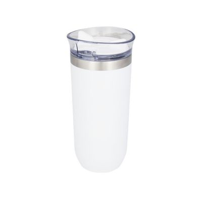 Вакуумная герметичная термокружка Twist, белый-2