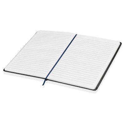 Блокнот в линейку формата А5, черный/синий-1