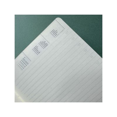 Ежедневник недатированный А5 Megapolis Nebraska Flex, бордовый с золотым обрезом-5