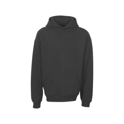 Толстовка с капюшоном оверсайз Berlin унисекс, темно-серый-8