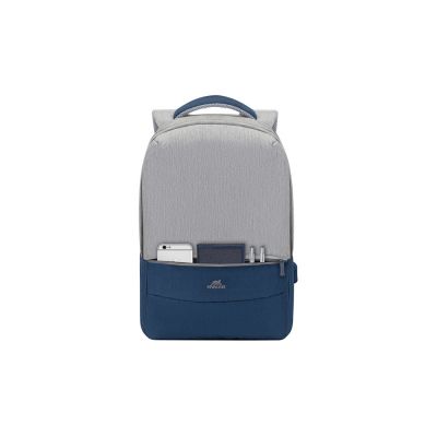 RIVACASE 7562 grey/dark blue рюкзак для ноутбука 15.6'', серый/темно-синий-15