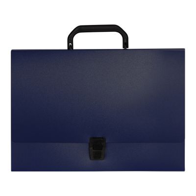 Папка-портфель А4, синий-1