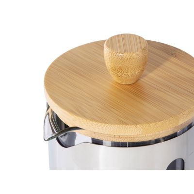 Френч-пресс в стальном корпусе и ручкой из бамбука Coffee break, 1000 мл-6