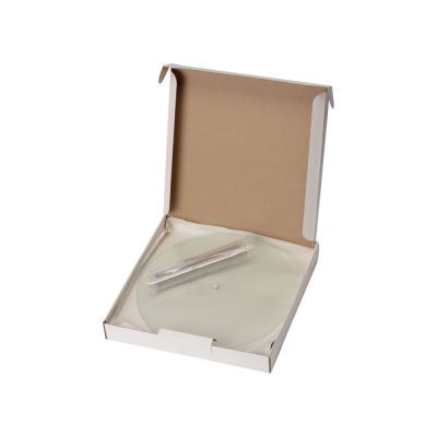 Часы настенные круглые из стекла 28 см Thames-7